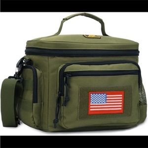 Lunch Box, Tactical Lunch Bag Webbing Leakproof Insulated Large Lunch Cooler